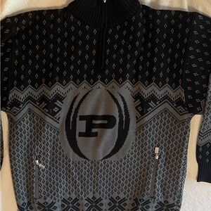 Phat Farm Black and Gray Men's Sweater